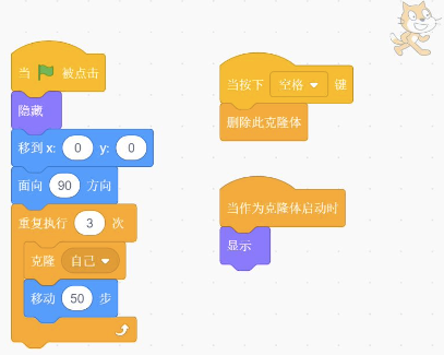 Scratch程序脚本图