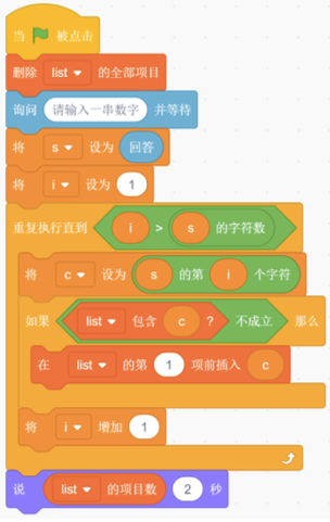 给定Scratch程序