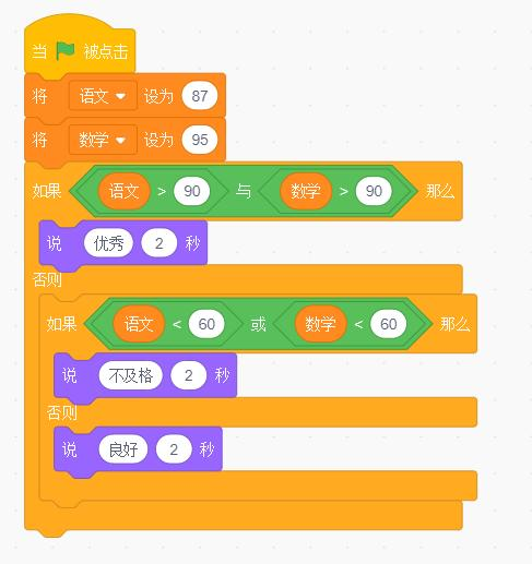 Scratch程序积木块