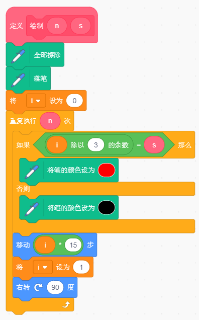绘制积木定义块