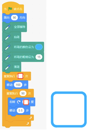 圆角矩形绘制及程序示例