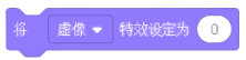 将虚像特效设定为0