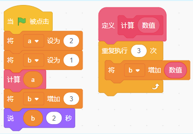 Scratch程序代码块