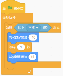 选项C的Scratch积木块