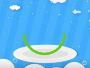 绿色半圆环
