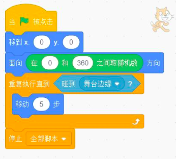 题目中的Scratch程序脚本