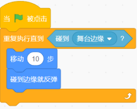 Scratch默认小猫的程序截图