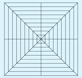金字塔俯视图