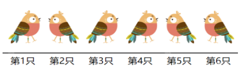 示例小鸟排列