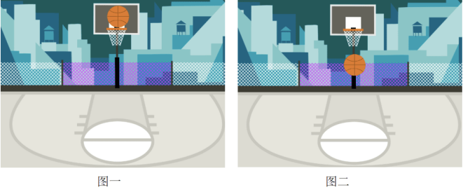 篮球初始场景图