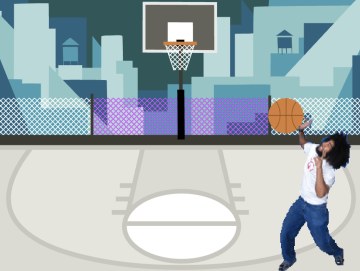 篮球初始场景
