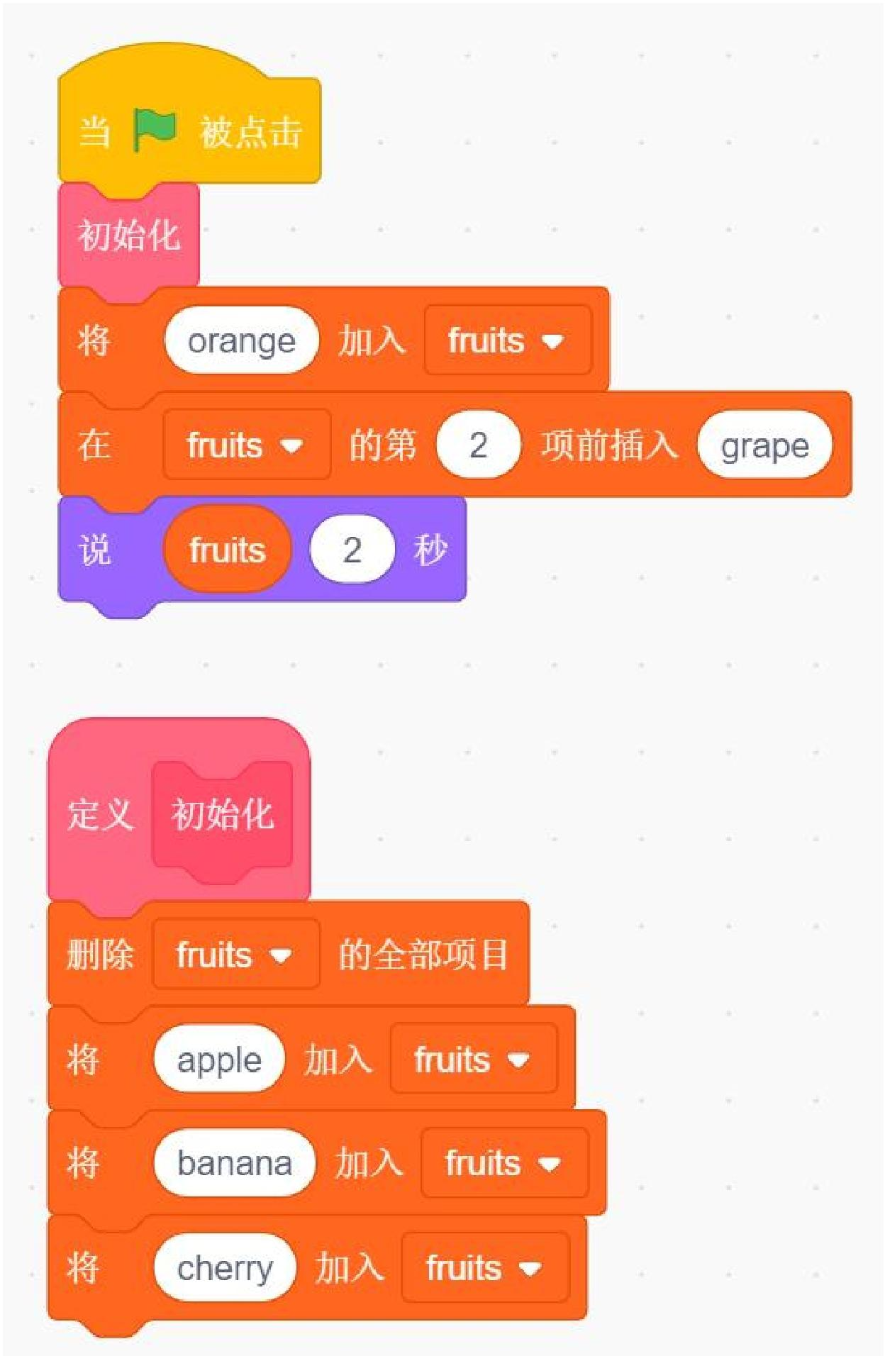 Scratch程序块