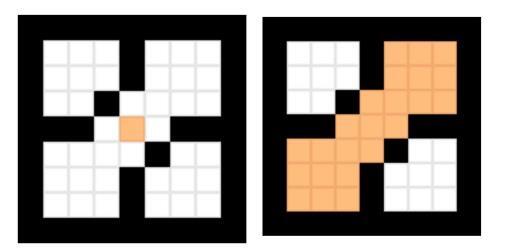 填色效果对比图