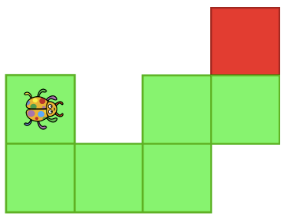 Scratch小瓢虫位置方向及路径方块图