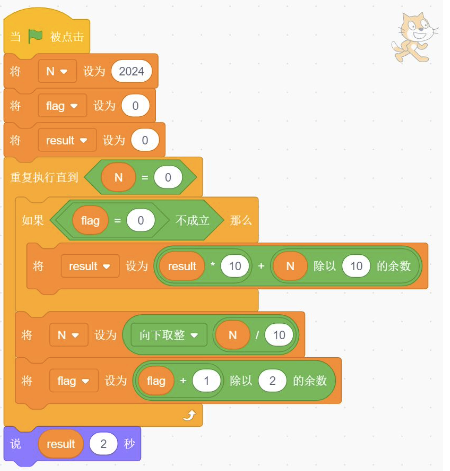 Scratch程序流程图