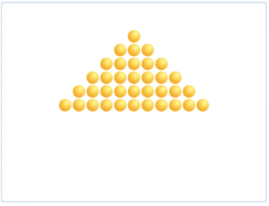 输入6时的三角形图案