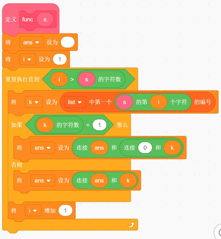 自定义函数func积木