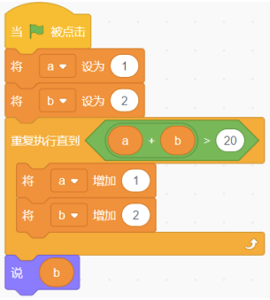 Scratch程序代码块