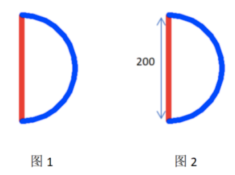 D形图形示例