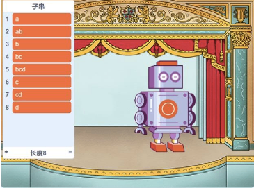 子串列表示例