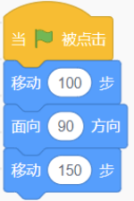 选项C的Scratch积木