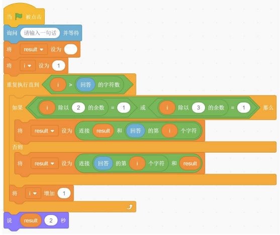 程序积木示意图