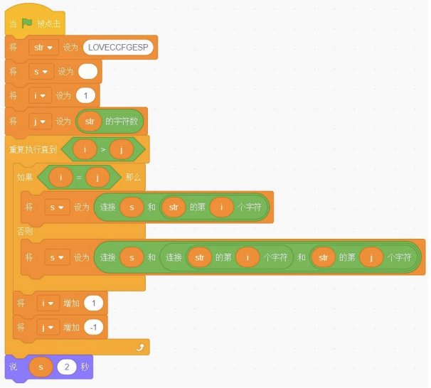 Scratch程序代码块