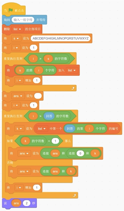 Scratch程序块截图