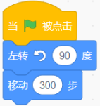 选项A的Scratch程序