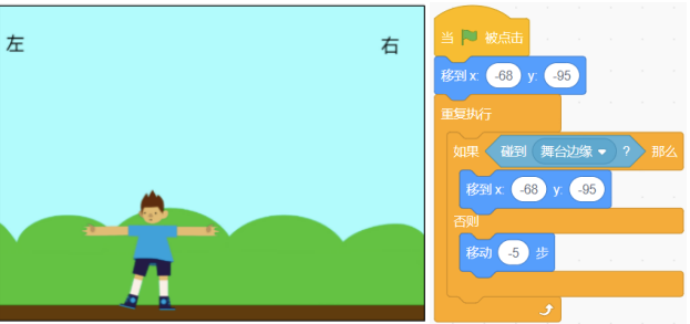 Scratch程序与舞台截图