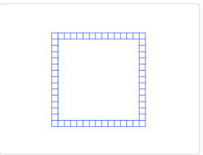 正方形边框目标图案