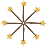 目标八角星形图案