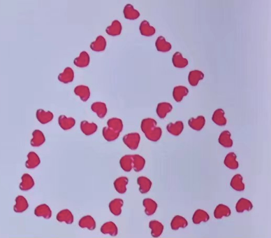 心形阵列效果图