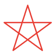示例五角星