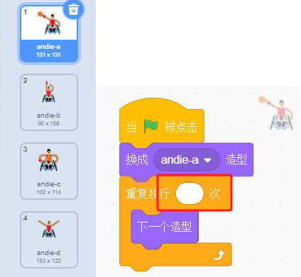 造型列表与程序示意图