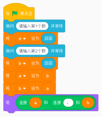 Scratch程序代码块
