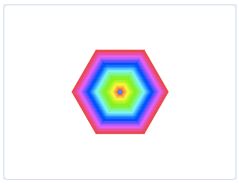 选项A：三角星图案