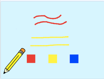 对应颜色绘制示意图