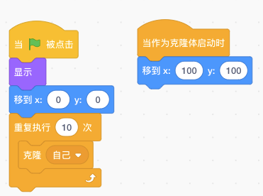 Scratch小猫程序代码块