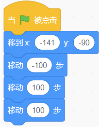 选项D的Scratch程序