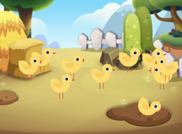 农场小鸡场景