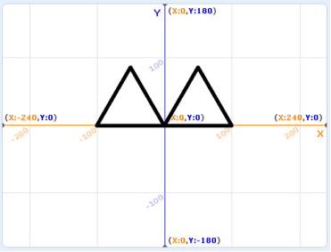 两座对称山峰效果图