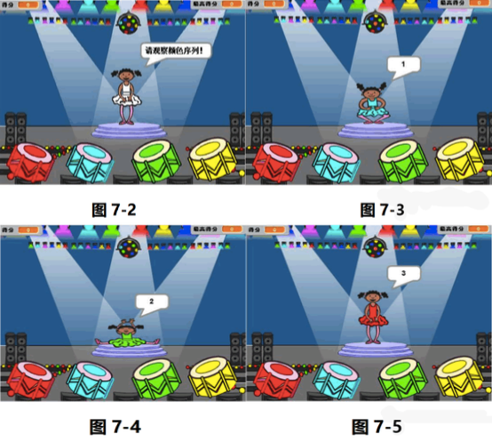 图7-2至图7-5 游戏过程界面1
