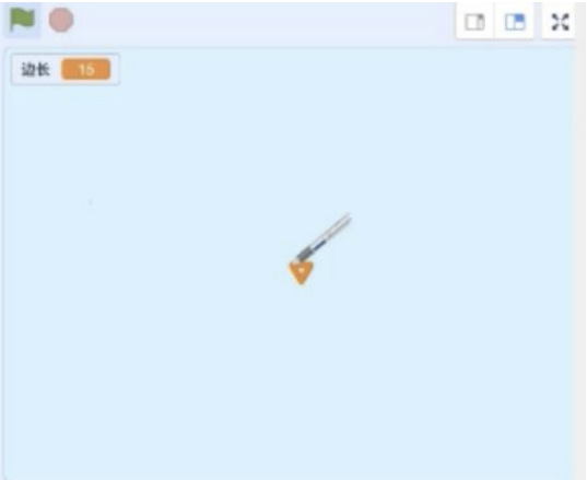 单个三角形效果