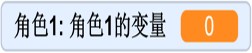 角色1的局部变量界面