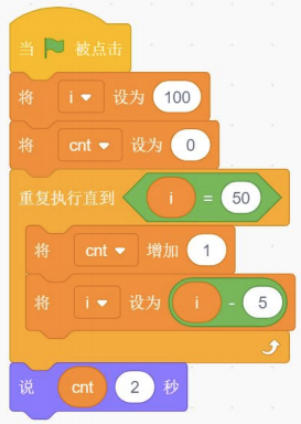 第一组Scratch程序